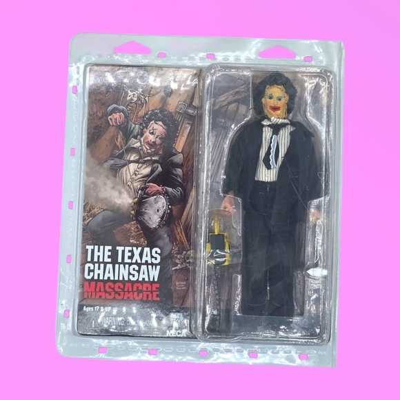 NECA Texas Chainsaw Massacre Leatherface Pretty Lady Mask Clothed Action Figure - Picture 1 of 8